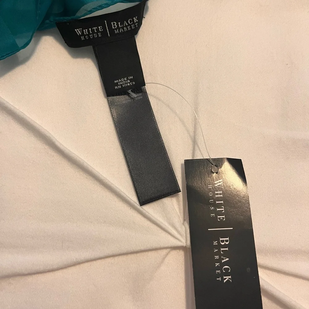 NWT White house black market ruffled scarf - Picture 3 of 5
